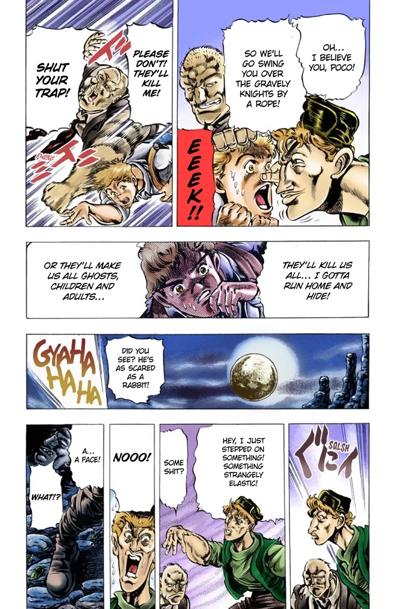 JoJo's Bizarre Adventure Part 1 - Phantom Blood (Official Colored) Chapter 31 page 3 - Chapter 31: The Knights' Ruins