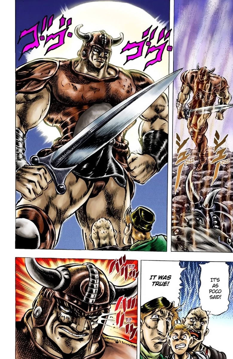 JoJo's Bizarre Adventure Part 1 - Phantom Blood (Official Colored) Chapter 31 page 5 - Chapter 31: The Knights' Ruins