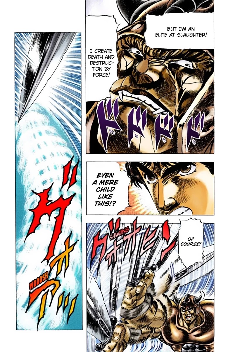 JoJo's Bizarre Adventure Part 1 - Phantom Blood (Official Colored) Chapter 31 page 8 - Chapter 31: The Knights' Ruins