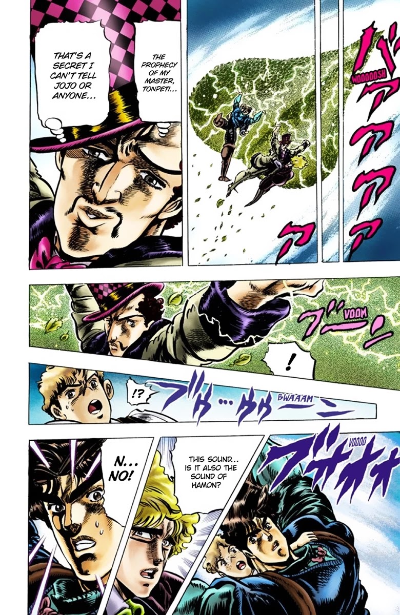JoJo's Bizarre Adventure Part 1 - Phantom Blood (Official Colored) Chapter 32 page 10 - Chapter 32: The Medieval Knights' Training Ground for Murder
