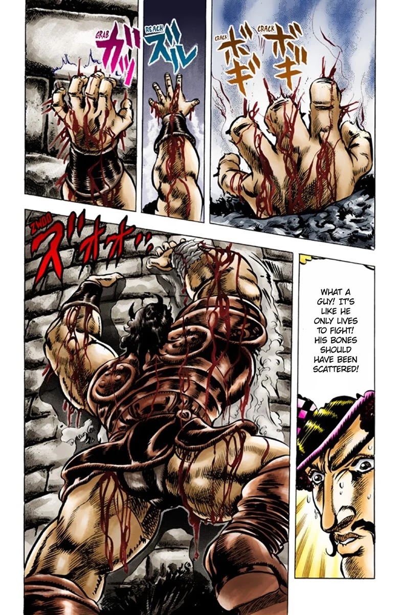 JoJo's Bizarre Adventure Part 1 - Phantom Blood (Official Colored) Chapter 32 page 14 - Chapter 32: The Medieval Knights' Training Ground for Murder