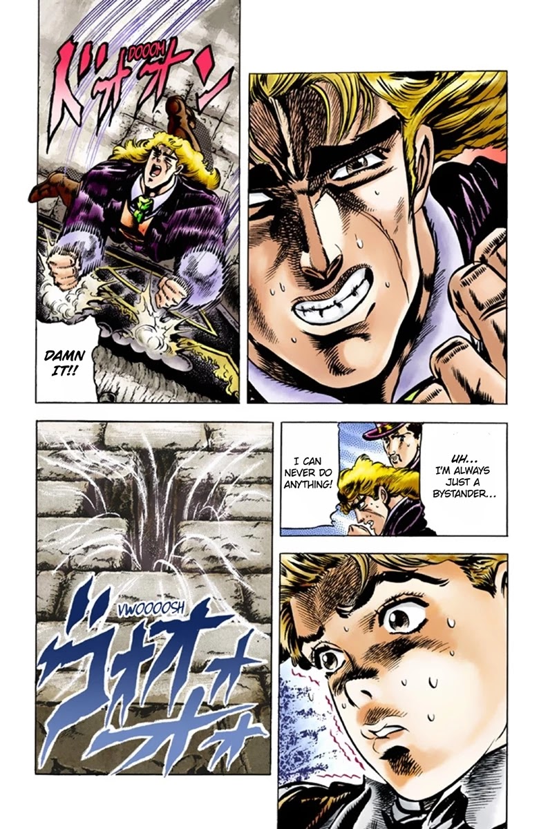 JoJo's Bizarre Adventure Part 1 - Phantom Blood (Official Colored) Chapter 33 page 11 - Chapter 33: Pluck for Tomorrow and the Successor Part 1