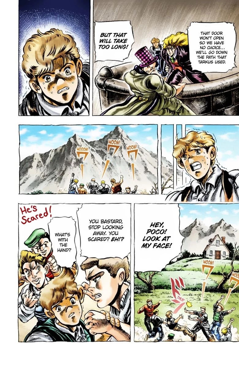JoJo's Bizarre Adventure Part 1 - Phantom Blood (Official Colored) Chapter 33 page 12 - Chapter 33: Pluck for Tomorrow and the Successor Part 1