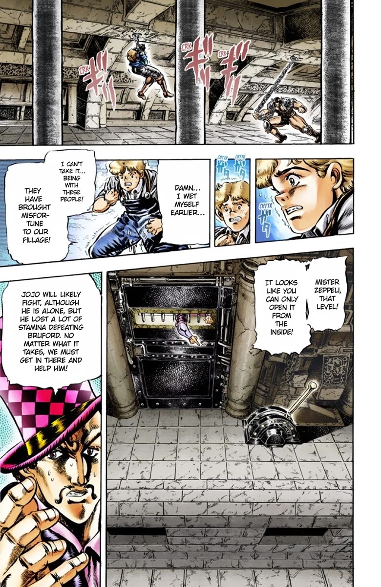 JoJo's Bizarre Adventure Part 1 - Phantom Blood (Official Colored) Chapter 33 page 9 - Chapter 33: Pluck for Tomorrow and the Successor Part 1