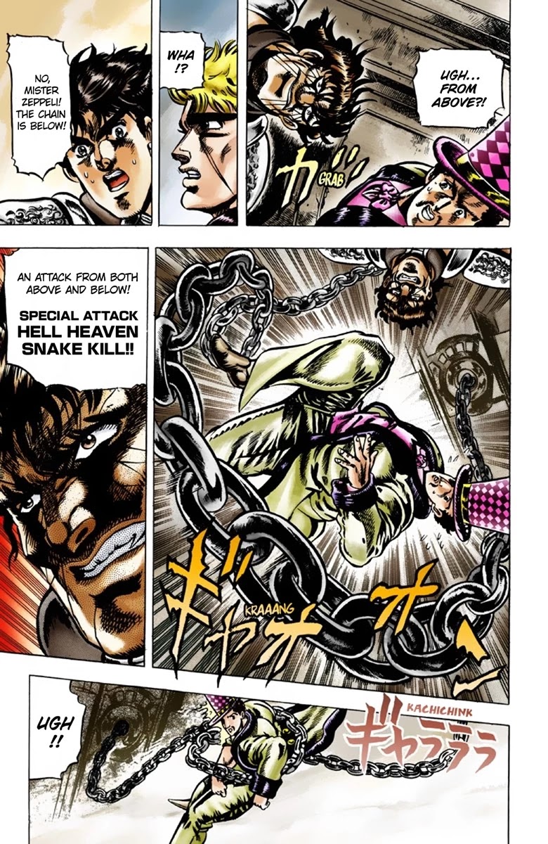 JoJo's Bizarre Adventure Part 1 - Phantom Blood (Official Colored) Chapter 34 page 11 - Chapter 34: Pluck for Tomorrow and the Successor Part 2