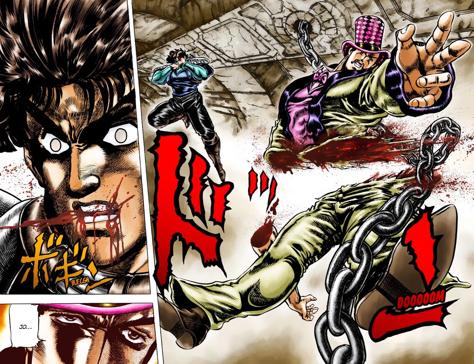 JoJo's Bizarre Adventure Part 1 - Phantom Blood (Official Colored) Chapter 34 page 14 - Chapter 34: Pluck for Tomorrow and the Successor Part 2