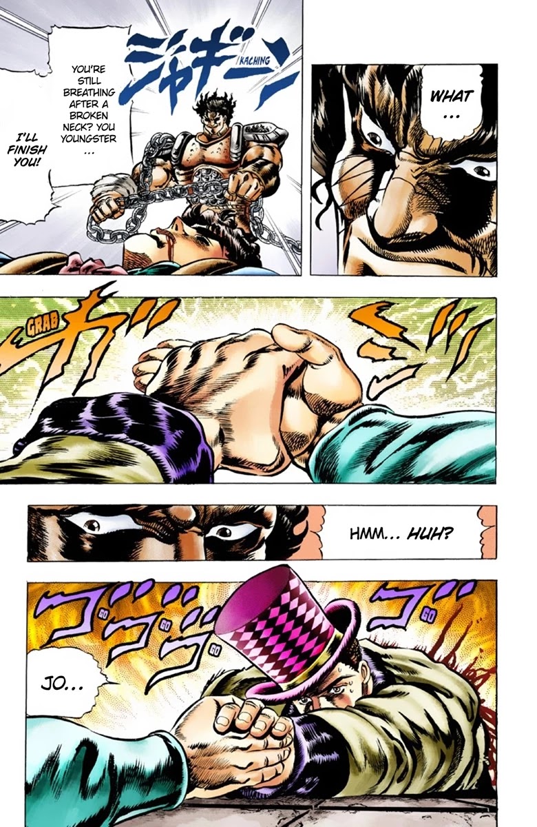 JoJo's Bizarre Adventure Part 1 - Phantom Blood (Official Colored) Chapter 34 page 16 - Chapter 34: Pluck for Tomorrow and the Successor Part 2
