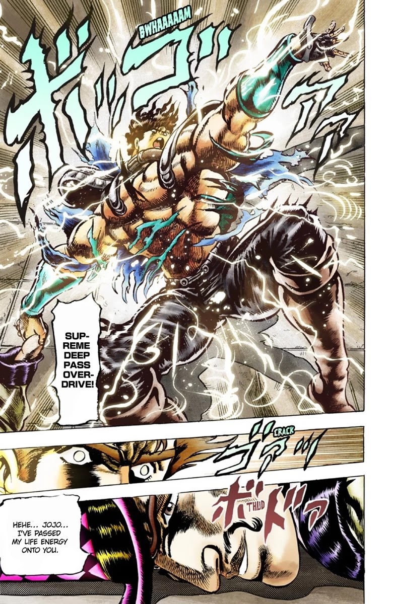 JoJo's Bizarre Adventure Part 1 - Phantom Blood (Official Colored) Chapter 34 page 18 - Chapter 34: Pluck for Tomorrow and the Successor Part 2