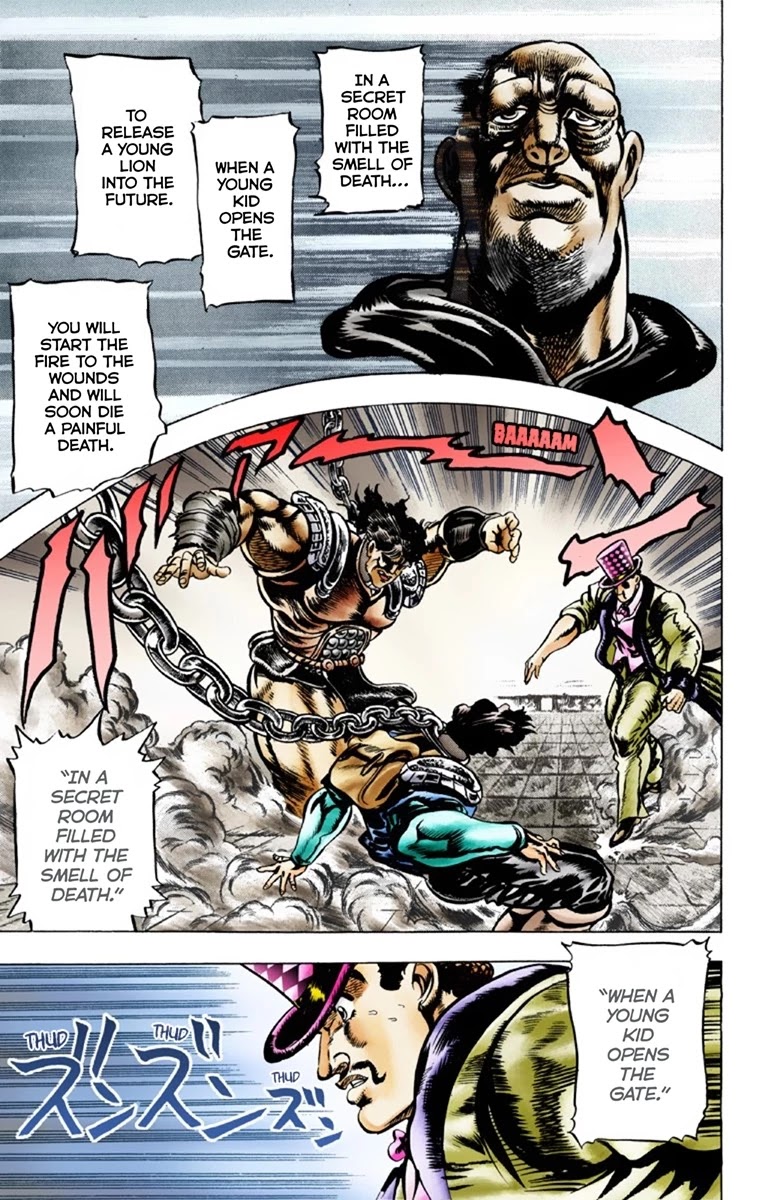 JoJo's Bizarre Adventure Part 1 - Phantom Blood (Official Colored) Chapter 34 page 7 - Chapter 34: Pluck for Tomorrow and the Successor Part 2