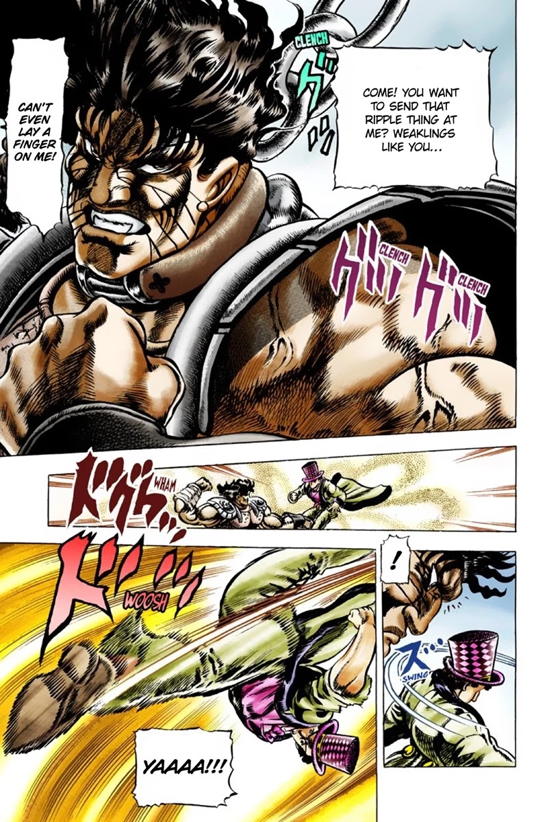 JoJo's Bizarre Adventure Part 1 - Phantom Blood (Official Colored) Chapter 34 page 9 - Chapter 34: Pluck for Tomorrow and the Successor Part 2