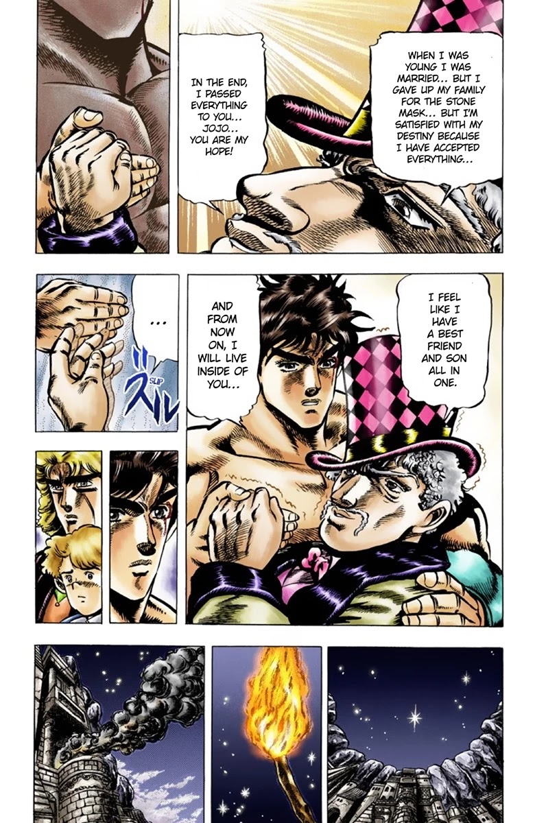 JoJo's Bizarre Adventure Part 1 - Phantom Blood (Official Colored) Chapter 35 page 15 - Chapter 35: Pluck for Tomorrow and the Successor Part 3