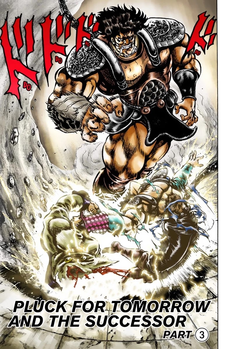 JoJo's Bizarre Adventure Part 1 - Phantom Blood (Official Colored) Chapter 35 page 2 - Chapter 35: Pluck for Tomorrow and the Successor Part 3