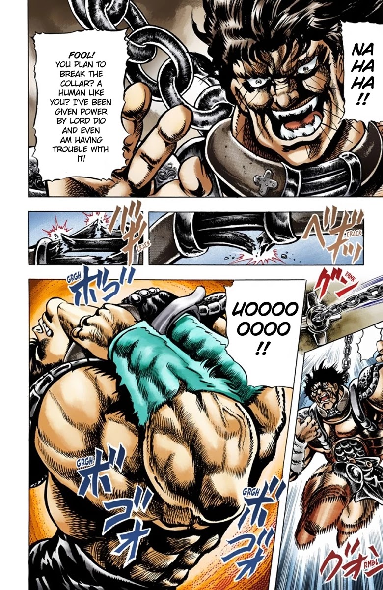 JoJo's Bizarre Adventure Part 1 - Phantom Blood (Official Colored) Chapter 35 page 5 - Chapter 35: Pluck for Tomorrow and the Successor Part 3