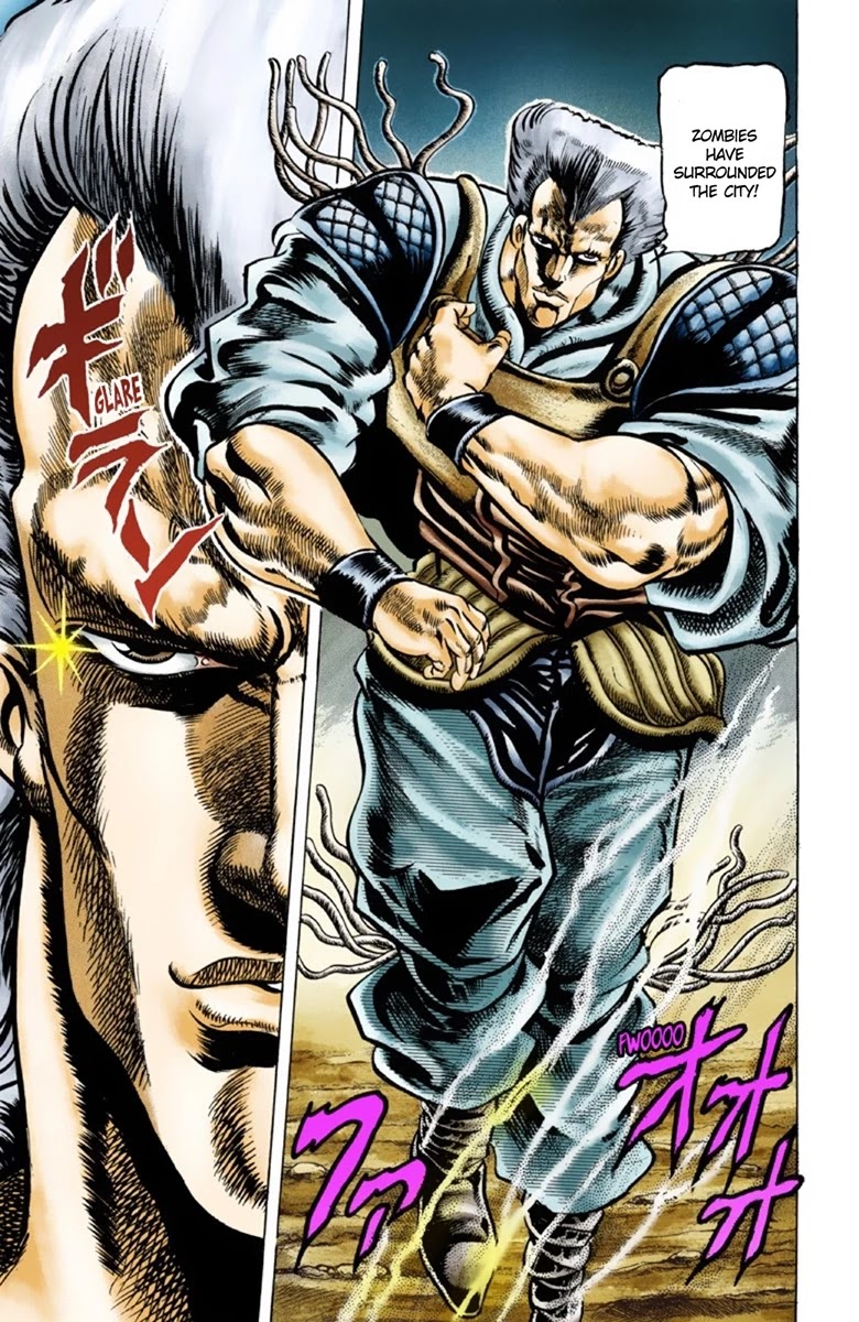 JoJo's Bizarre Adventure Part 1 - Phantom Blood (Official Colored) Chapter 36 page 10 - Chapter 36: The Three from a Faraway Land Part 1