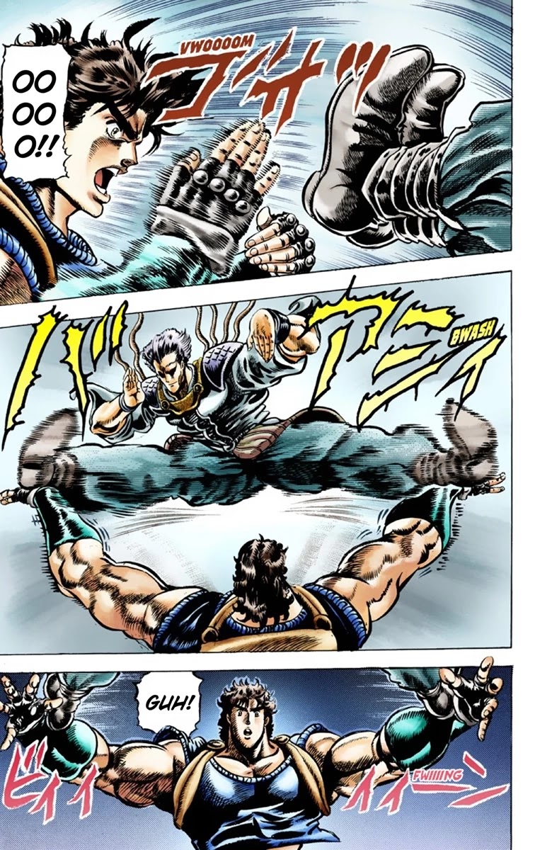 JoJo's Bizarre Adventure Part 1 - Phantom Blood (Official Colored) Chapter 36 page 12 - Chapter 36: The Three from a Faraway Land Part 1