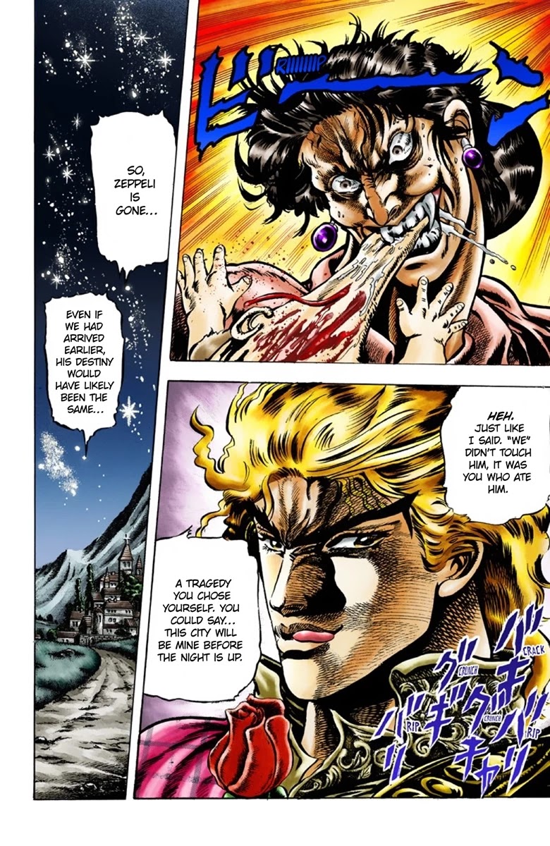 JoJo's Bizarre Adventure Part 1 - Phantom Blood (Official Colored) Chapter 36 page 19 - Chapter 36: The Three from a Faraway Land Part 1
