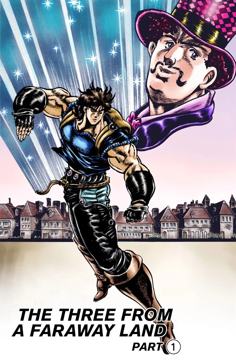 JoJo's Bizarre Adventure Part 1 - Phantom Blood (Official Colored) Chapter 36 page 4 - Chapter 36: The Three from a Faraway Land Part 1