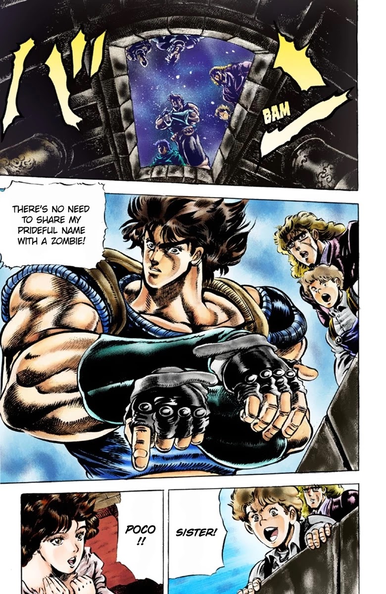 JoJo's Bizarre Adventure Part 1 - Phantom Blood (Official Colored) Chapter 37 page 11 - Chapter 37: The Three from a Faraway Land Part 2