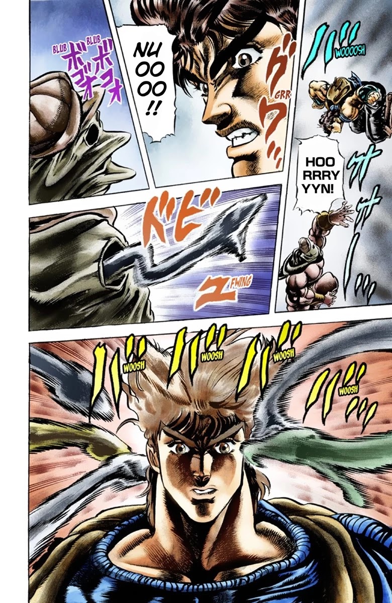 JoJo's Bizarre Adventure Part 1 - Phantom Blood (Official Colored) Chapter 37 page 12 - Chapter 37: The Three from a Faraway Land Part 2