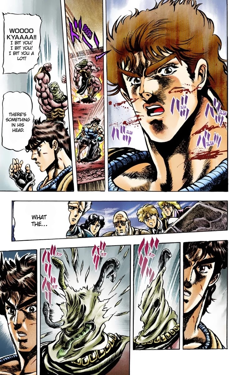 JoJo's Bizarre Adventure Part 1 - Phantom Blood (Official Colored) Chapter 37 page 13 - Chapter 37: The Three from a Faraway Land Part 2