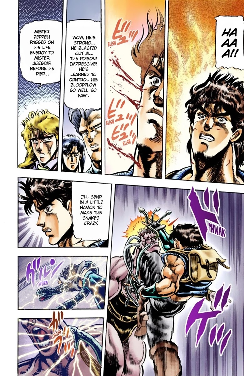 JoJo's Bizarre Adventure Part 1 - Phantom Blood (Official Colored) Chapter 37 page 16 - Chapter 37: The Three from a Faraway Land Part 2