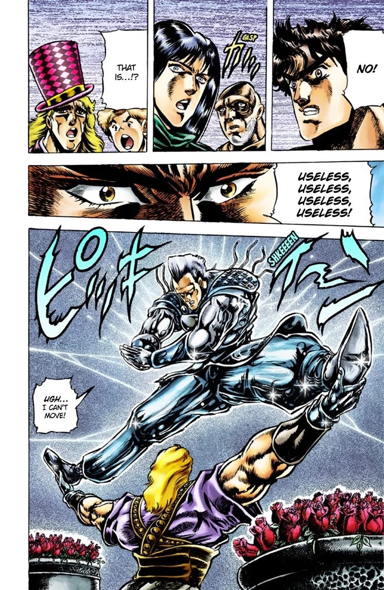 JoJo's Bizarre Adventure Part 1 - Phantom Blood (Official Colored) Chapter 38 page 13 - Chapter 38: The Three from a Faraway Land Part 3