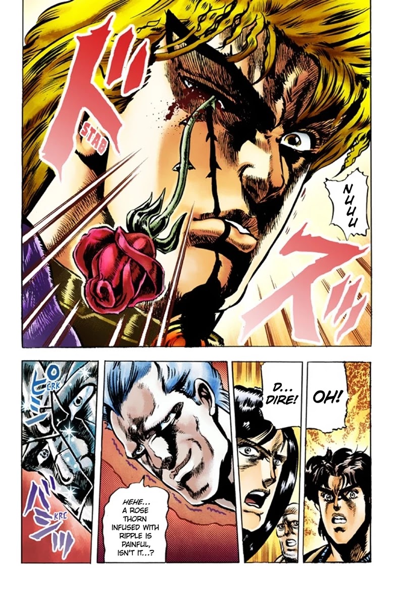 JoJo's Bizarre Adventure Part 1 - Phantom Blood (Official Colored) Chapter 38 page 17 - Chapter 38: The Three from a Faraway Land Part 3