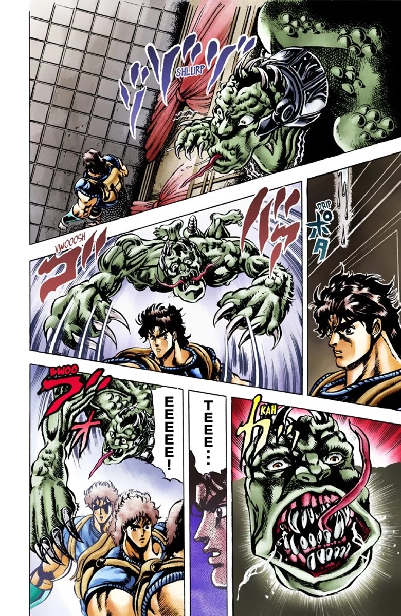 JoJo's Bizarre Adventure Part 1 - Phantom Blood (Official Colored) Chapter 38 page 4 - Chapter 38: The Three from a Faraway Land Part 3