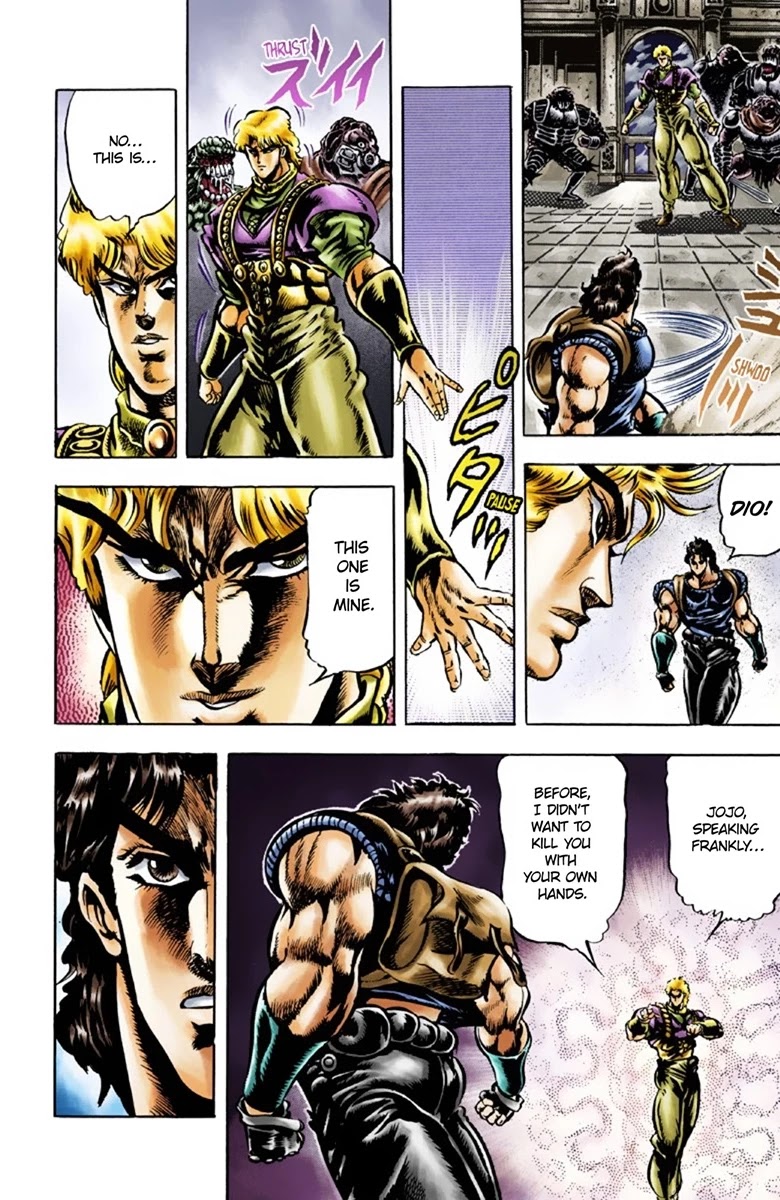JoJo's Bizarre Adventure Part 1 - Phantom Blood (Official Colored) Chapter 38 page 6 - Chapter 38: The Three from a Faraway Land Part 3