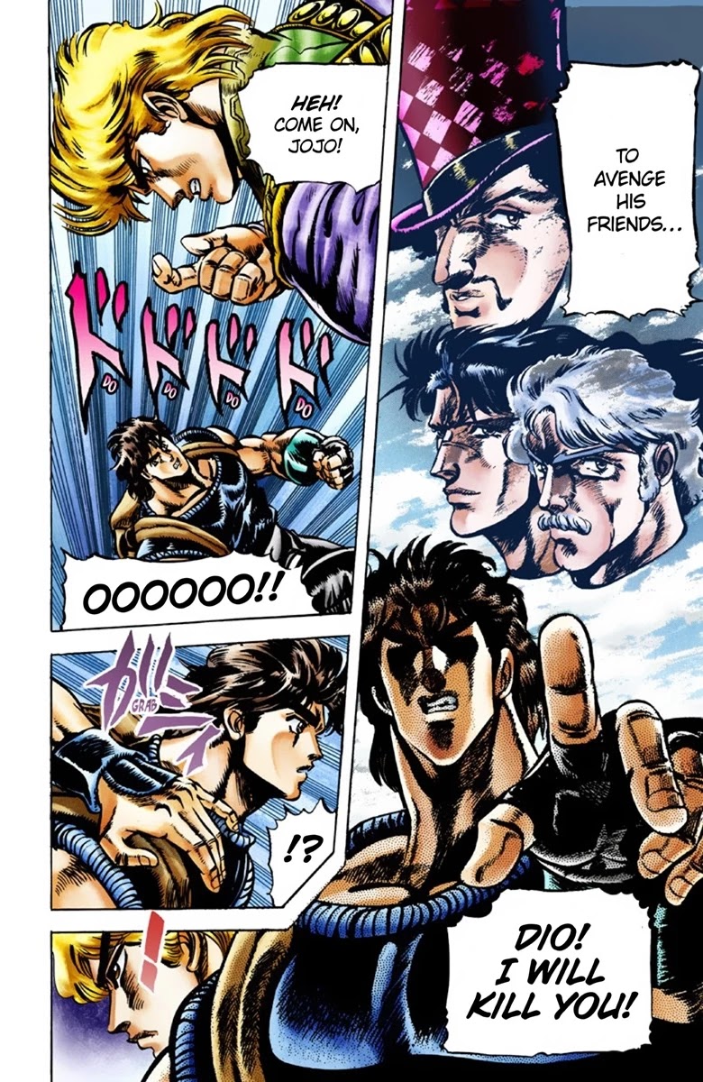 JoJo's Bizarre Adventure Part 1 - Phantom Blood (Official Colored) Chapter 38 page 8 - Chapter 38: The Three from a Faraway Land Part 3