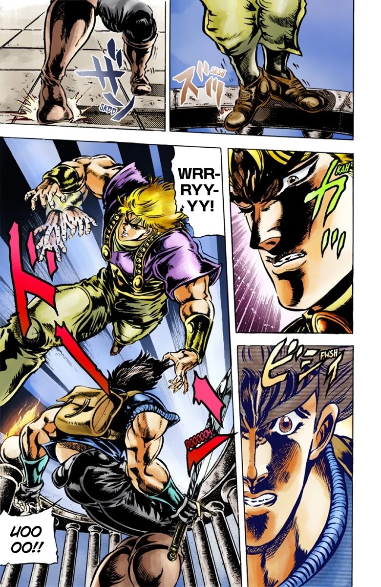 JoJo's Bizarre Adventure Part 1 - Phantom Blood (Official Colored) Chapter 39 page 10 - Chapter 39: Fire and Ice, Jonathan and Dio Part 1