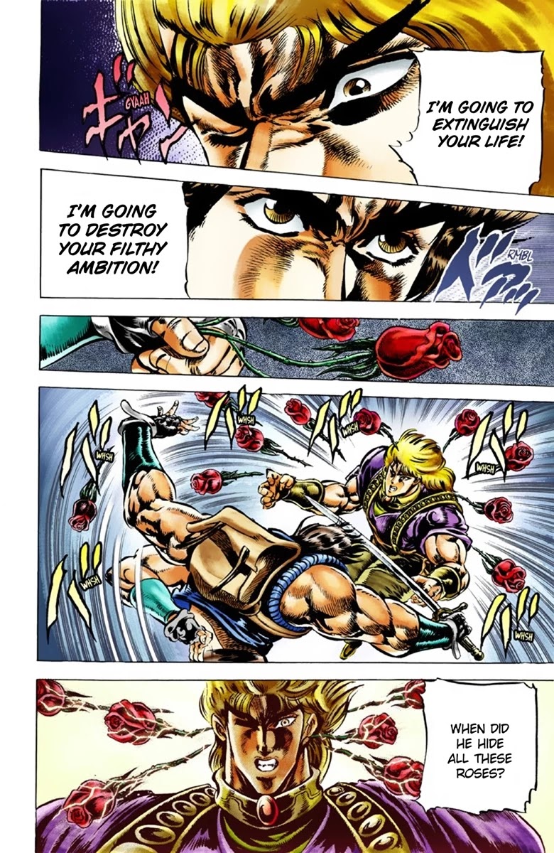 JoJo's Bizarre Adventure Part 1 - Phantom Blood (Official Colored) Chapter 39 page 11 - Chapter 39: Fire and Ice, Jonathan and Dio Part 1