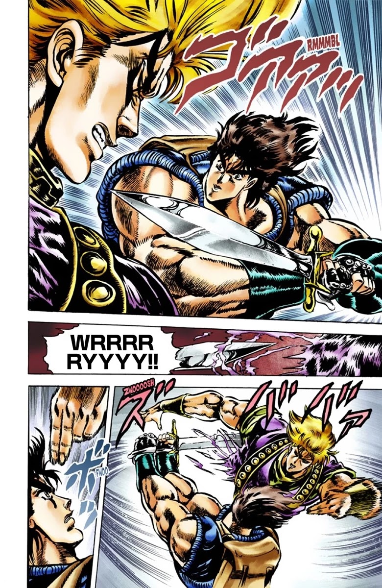 JoJo's Bizarre Adventure Part 1 - Phantom Blood (Official Colored) Chapter 39 page 13 - Chapter 39: Fire and Ice, Jonathan and Dio Part 1