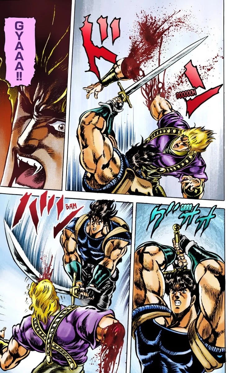 JoJo's Bizarre Adventure Part 1 - Phantom Blood (Official Colored) Chapter 39 page 14 - Chapter 39: Fire and Ice, Jonathan and Dio Part 1