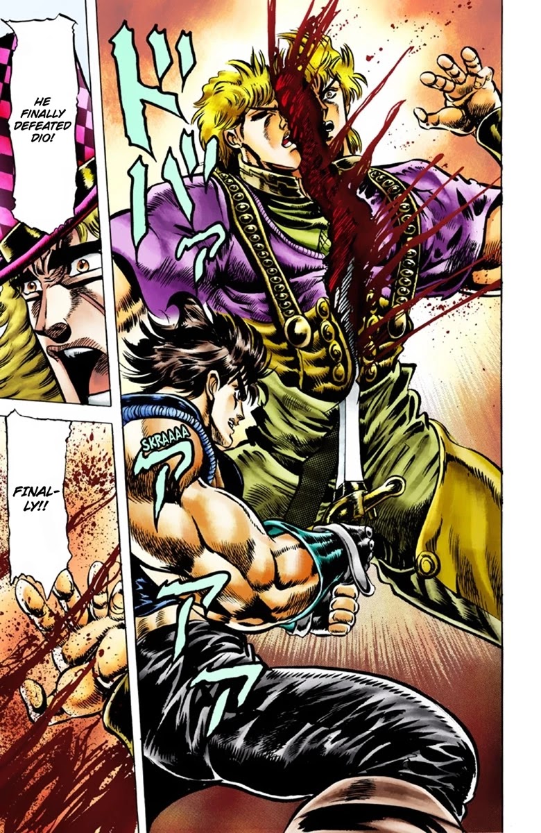 JoJo's Bizarre Adventure Part 1 - Phantom Blood (Official Colored) Chapter 39 page 16 - Chapter 39: Fire and Ice, Jonathan and Dio Part 1