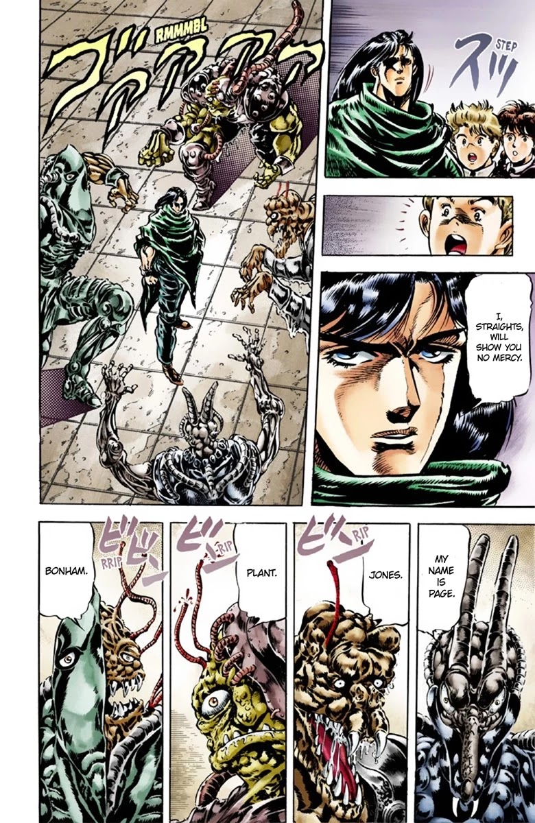 JoJo's Bizarre Adventure Part 1 - Phantom Blood (Official Colored) Chapter 39 page 5 - Chapter 39: Fire and Ice, Jonathan and Dio Part 1