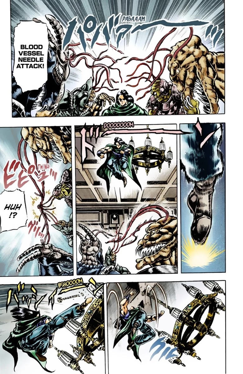 JoJo's Bizarre Adventure Part 1 - Phantom Blood (Official Colored) Chapter 39 page 6 - Chapter 39: Fire and Ice, Jonathan and Dio Part 1