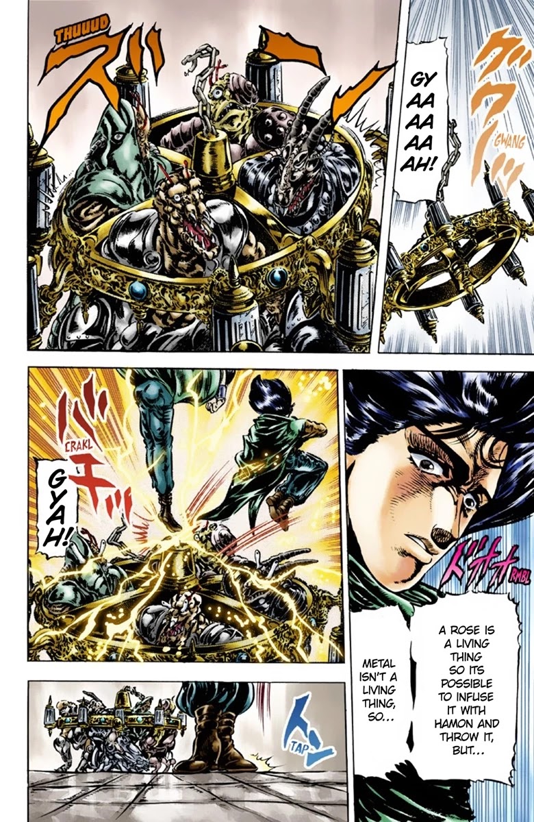 JoJo's Bizarre Adventure Part 1 - Phantom Blood (Official Colored) Chapter 39 page 7 - Chapter 39: Fire and Ice, Jonathan and Dio Part 1