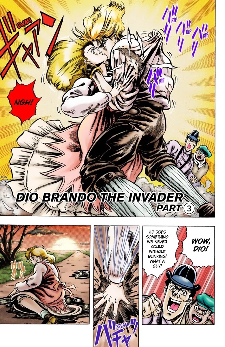 JoJo's Bizarre Adventure Part 1 - Phantom Blood (Official Colored) Chapter 4 page 2 - Chapter 4: Dio Brando the Invader Part 3