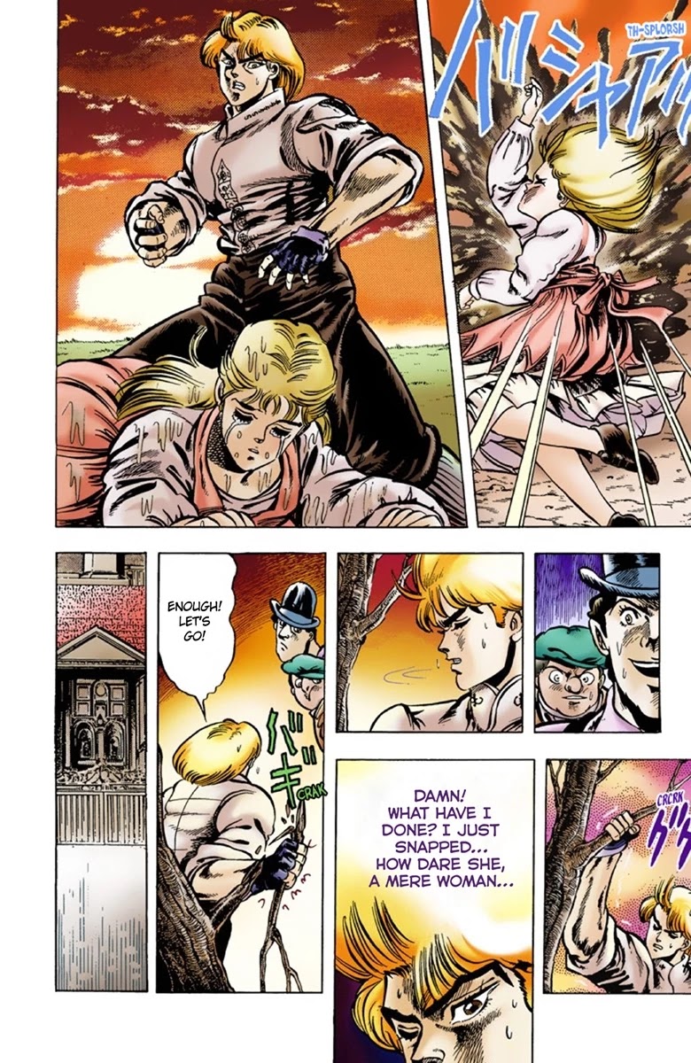 JoJo's Bizarre Adventure Part 1 - Phantom Blood (Official Colored) Chapter 4 page 7 - Chapter 4: Dio Brando the Invader Part 3