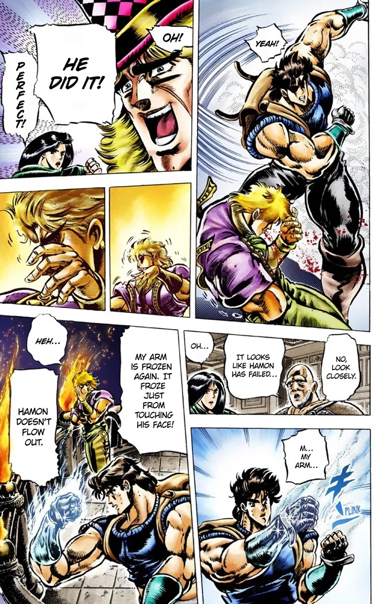 JoJo's Bizarre Adventure Part 1 - Phantom Blood (Official Colored) Chapter 40 page 10 - Chapter 40: Fire and Ice, Jonathan and Dio Part 2