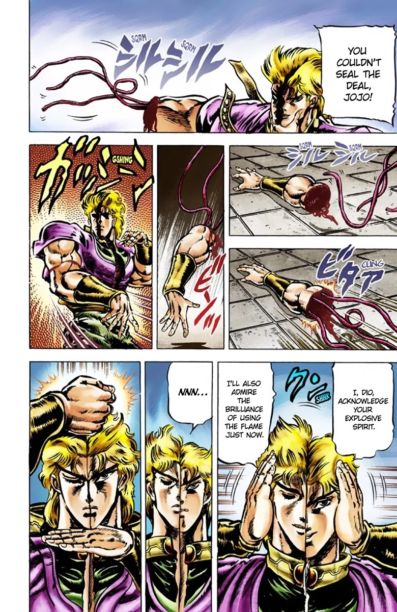 JoJo's Bizarre Adventure Part 1 - Phantom Blood (Official Colored) Chapter 40 page 11 - Chapter 40: Fire and Ice, Jonathan and Dio Part 2