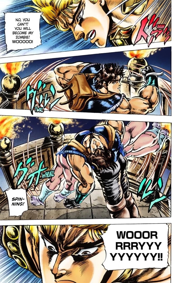 JoJo's Bizarre Adventure Part 1 - Phantom Blood (Official Colored) Chapter 40 page 14 - Chapter 40: Fire and Ice, Jonathan and Dio Part 2