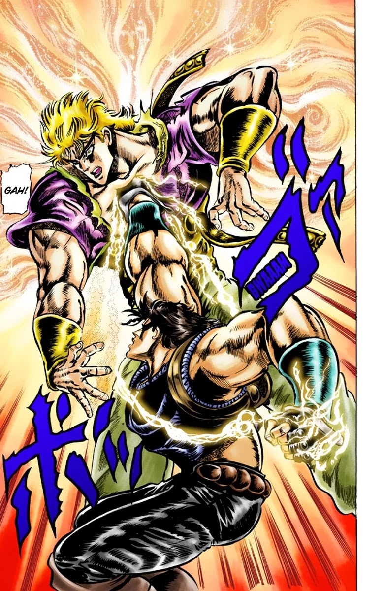 JoJo's Bizarre Adventure Part 1 - Phantom Blood (Official Colored) Chapter 40 page 18 - Chapter 40: Fire and Ice, Jonathan and Dio Part 2