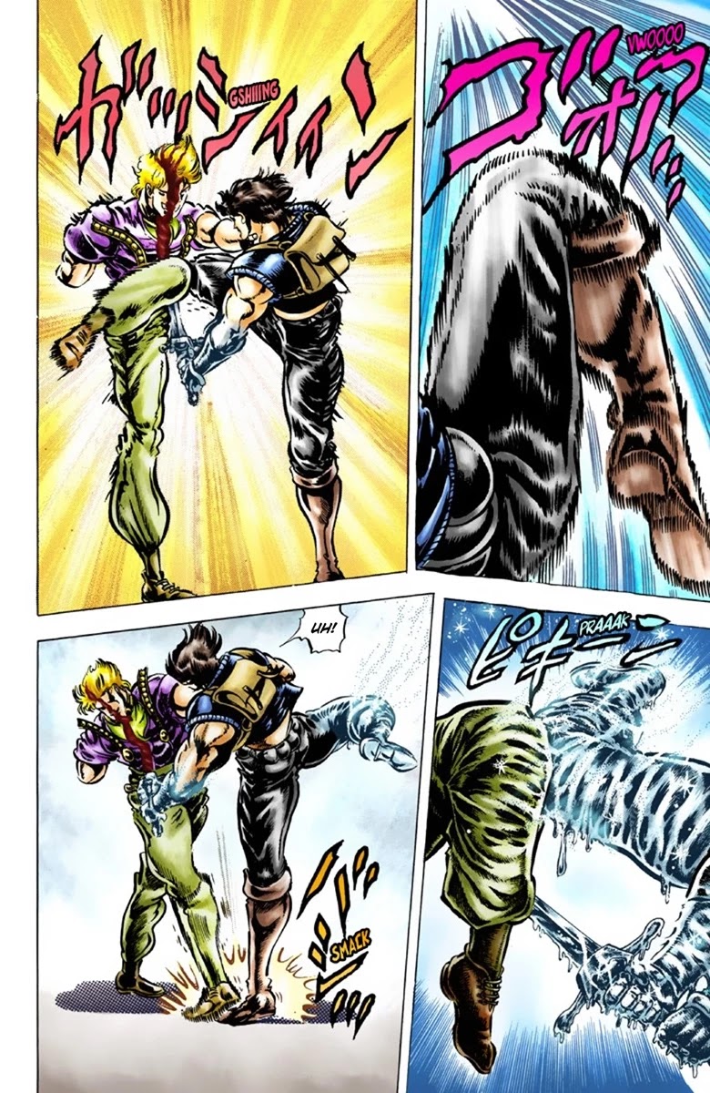 JoJo's Bizarre Adventure Part 1 - Phantom Blood (Official Colored) Chapter 40 page 3 - Chapter 40: Fire and Ice, Jonathan and Dio Part 2