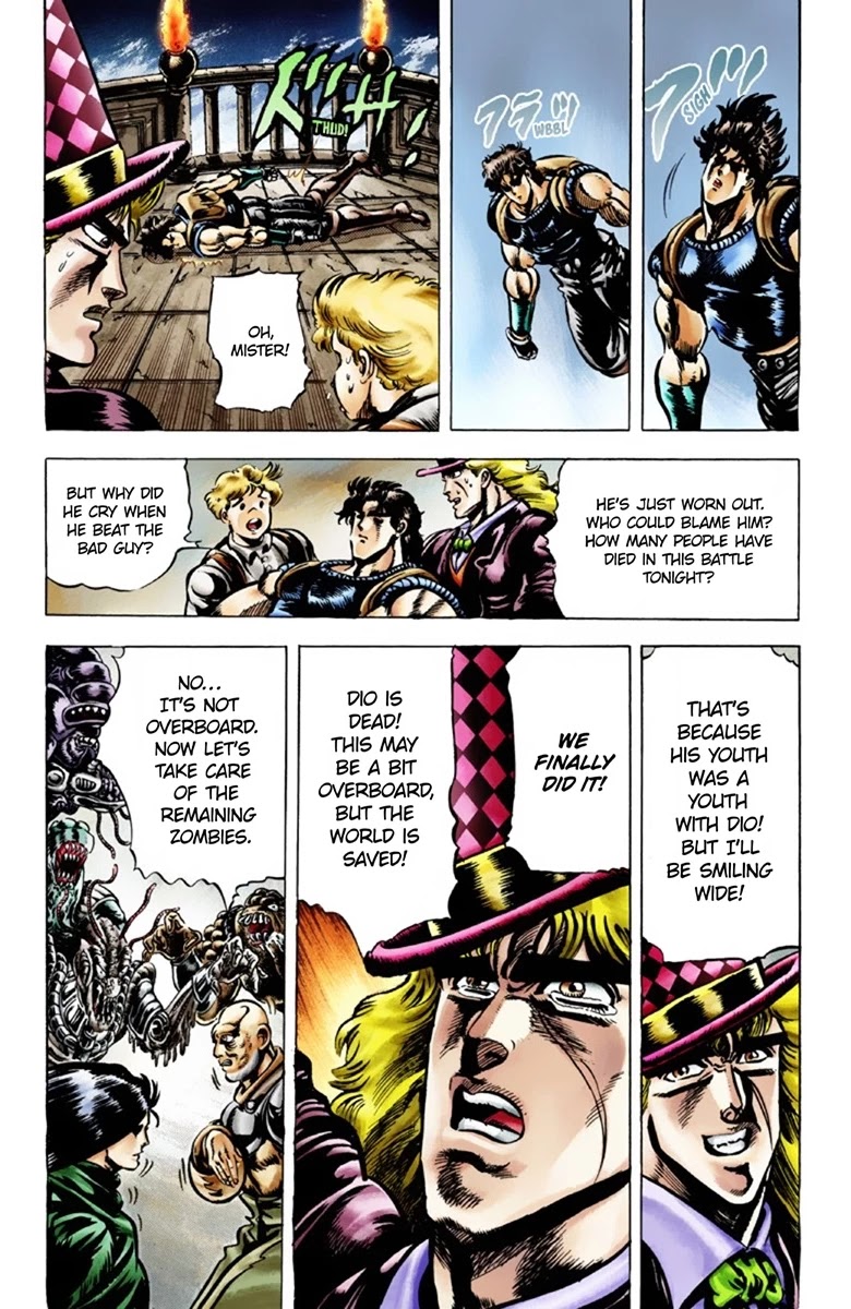 JoJo's Bizarre Adventure Part 1 - Phantom Blood (Official Colored) Chapter 41 page 10 - Chapter 41: Fire and Ice, Jonathan and Dio Part 3