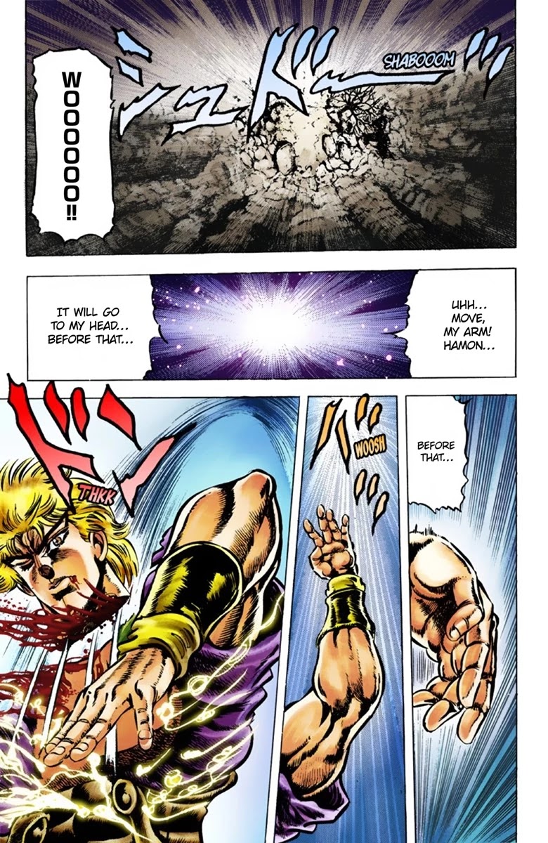 JoJo's Bizarre Adventure Part 1 - Phantom Blood (Official Colored) Chapter 41 page 11 - Chapter 41: Fire and Ice, Jonathan and Dio Part 3