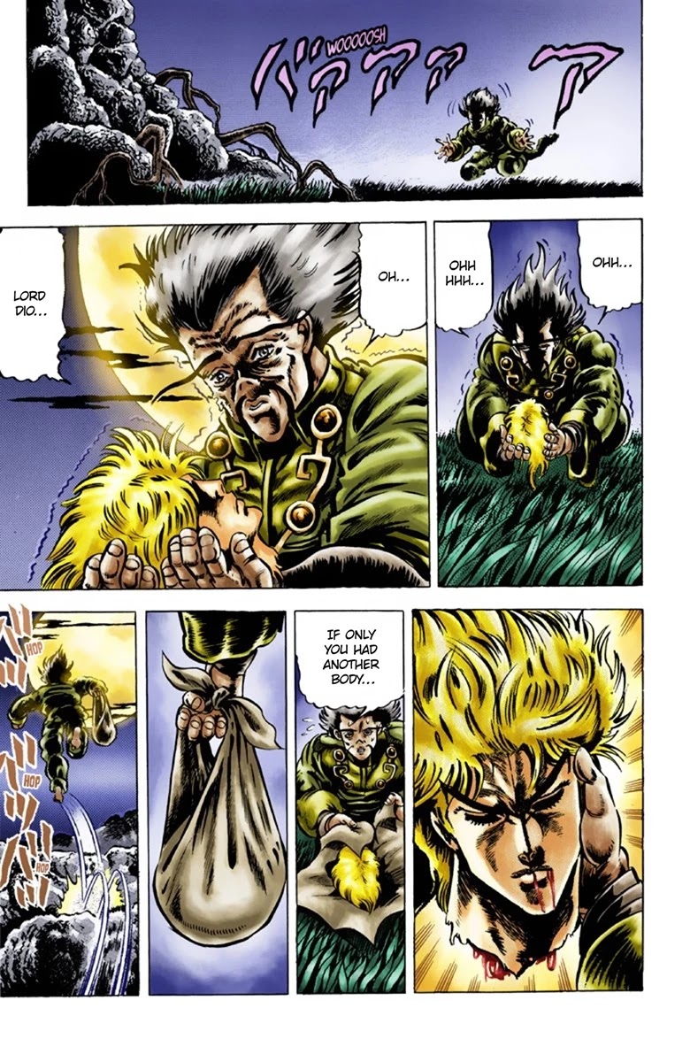 JoJo's Bizarre Adventure Part 1 - Phantom Blood (Official Colored) Chapter 41 page 13 - Chapter 41: Fire and Ice, Jonathan and Dio Part 3