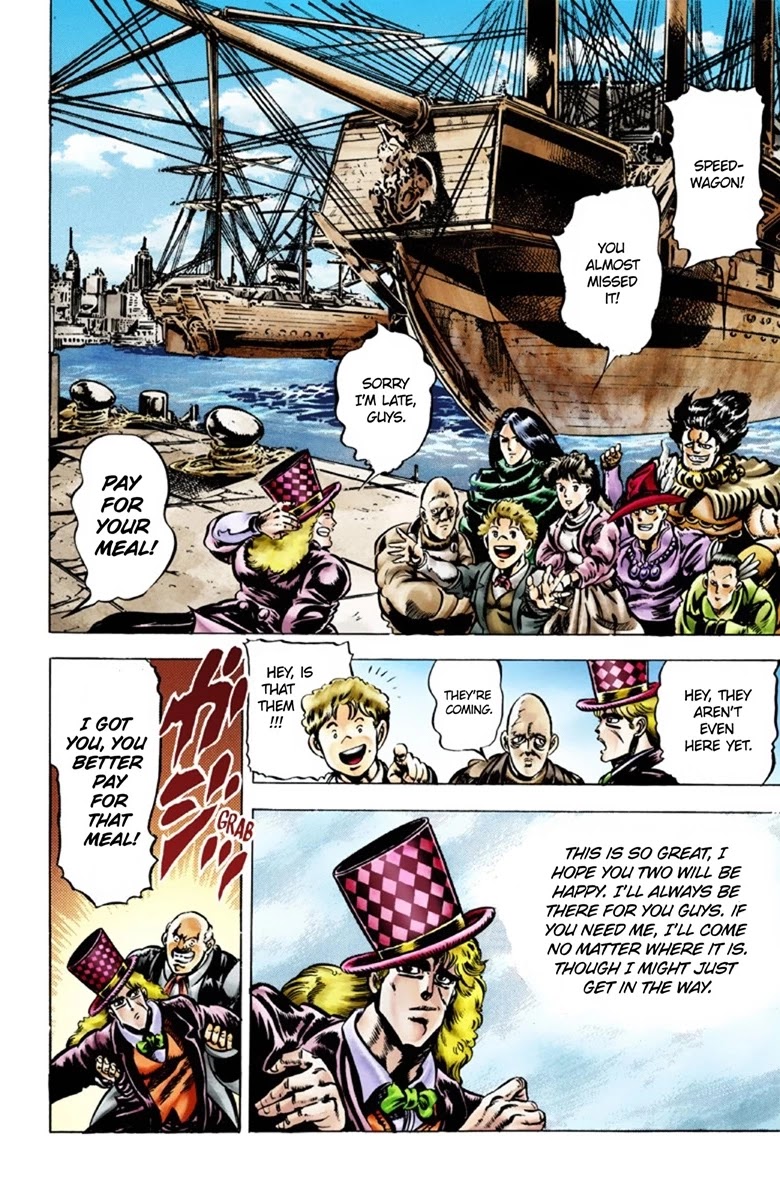 JoJo's Bizarre Adventure Part 1 - Phantom Blood (Official Colored) Chapter 41 page 18 - Chapter 41: Fire and Ice, Jonathan and Dio Part 3