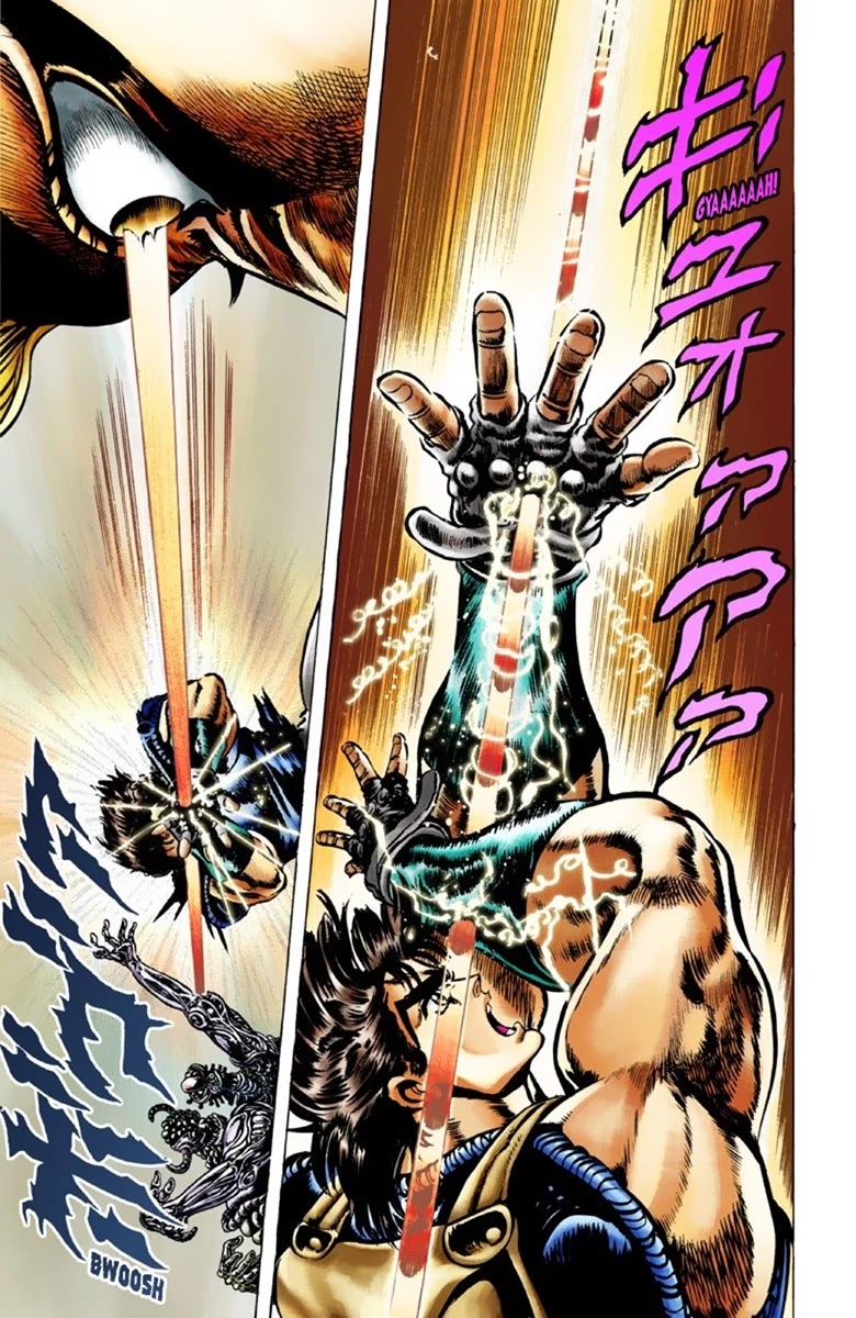 JoJo's Bizarre Adventure Part 1 - Phantom Blood (Official Colored) Chapter 41 page 7 - Chapter 41: Fire and Ice, Jonathan and Dio Part 3